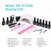 Beetles Gel Nail Kit with UV/LED Lamp - Frappe Cocktail Blue, 6 Colors, Salon-Quality Manicure Set - Buy Online on GoSupps.com