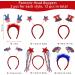 Patriotic Head Bopper Headband Set - 12 PCS 4th of July & Memorial Day Accessories - Buy Online on GoSupps.com