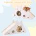 Tiesome Mini Hamster House with Ladder & Slide | Small Animal Activity Toy & Hiding Hut | DIY Hamster Cage Accessories for Small Pets - Buy Online on GoSupps.com