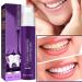 V34 Purple Toothpaste - Teeth Whitening Solution | 50ml Stain Removal for Brighter Smiles - Buy Online on GoSupps.com