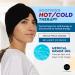 2 Pack Form Fitting Migraine Relief Ice Head Wrap - Hot and Cold Therapy for Headache, Puffy Eyes, Sinus, Stress | Headache and Migraine Hat for Tension Relief - Buy Online on GoSupps.com