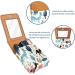 Shop Stylish Leather Lipstick Case & Organizer | Mini Lip Gloss Holder with Mirror - Cactus Llama Design - Buy Online on GoSupps.com