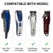 Wahl Hair Clipper Guards Set - 1 1/4 1 1/2 2 NO.16 NO.12 NO.10 - Fits Most Size Clippers - Pack of 3 - Black - Buy Online on GoSupps.com