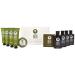 ROOTS AROMATHERAPY Amenity Kit Travel Size Bulk Pack (Eucalyptus Tea fragrance) Toiletries for Bathroom Guests Hotels Motels and Lodging (BOX)