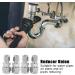 Compression Tube Adapter Quick Screw 4Pcs Straight Compression Tube Adapter for Air Pipes Oil Pipes Fittings Water Pipes( 6/ 10) - Buy Online on GoSupps.com