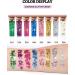 INTEROOKIE Glitter Gel Eyeshadow Glitter Liquid Eyeshadow with Polarizing Effect for Face Lips and Body (08#) - Buy Online on GoSupps.com