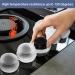 Child Safety Stove Buttons - 6-Piece Locking Set for Oven Protection | Childproof Rotary Button Covers - White - Buy Online on GoSupps.com