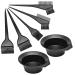 Bstepompre Hair Dye Color Brush and Bowl Set Hair Color Brush Mixing Bowl Kit Tools for Hair Dying Coloring Applicator 7 Piece Set