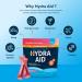 HYDRA AID Hydration Energy Powder Drink Mix | Marine-Mineral Electrolytes Vitamins B C D Low Sodium | 14 Stick Packs - Strawberry Pina Colada | Vegan Non-GMO Gluten Free - Buy Online on GoSupps.com