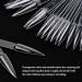 Pinsheng 200 Nail Art Tips - Stiletto Nail Display Fan & Transparent Sticks for DIY Nail Art | Ideal for Nail Studios - Buy Online on GoSupps.com