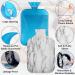 Marble Texture Heat Bottle - 2L PVC Heat Bag for Pain Relief Hand & Foot Warmers | Cold Therapy & Heating Press - Buy Online on GoSupps.com