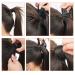 Shop Elailite Black Wavy Clip-In Ponytail Hairpiece - Affordable 17 (43cm) 120g Extensions for Instant Glam - Buy Online on GoSupps.com