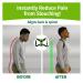 YUYTE Back Posture Corrector Brace | Hunchback Prevention & Pain Relief | Adjustable 8-Shaped Straps for Better Posture - Buy Online on GoSupps.com