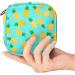 Menstrual Bag with Zipper | Pineapple Pattern Ladies Napkin & Tampons Pouch - Stylish & Functional for Women and Girls - Buy Online on GoSupps.com