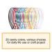 20 Pieces Colorful Fabric Overlay Slim Metal Headbands - Elastic Hair Ropes & DIY Tiara Accessories for Women - Buy Online on GoSupps.com