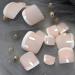 120 Pieces Light Pink False Toenails Kit - 12 Sizes Artificial Toe Nail Tips for Nail Art & Design Display International Shipping Available - Buy Online on GoSupps.com