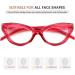 Eyekepper 4-Pack Cat-Eye Reading Glasses for Women | Stylish +2.25 Strength | Chic Readers Set - Buy Online on GoSupps.com