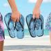Mnsruu Sea Turtle Tribal Flip Flops | XXL Comfortable Sandals for Home Hotel Spa & Travel Unisex Design - Buy Online on GoSupps.com