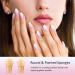 4-Piece Sponge Nail Brush Set with Double Head & 16 Replacement Heads - Nail Design Manicure Tools in Pink, Purple, Champagne, Blue - Buy Online on GoSupps.com
