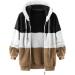 Hanxiulin Women's Oversized Winter Coat & Plush Hoodie Jacket - Breathable Warm & Elegant 5XL Khaki Hiking Jacket in Color Variants - Buy Online on GoSupps.com