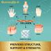 Hydrolysed Collagen Gummies with Biotin - 60 Sugar Free Pineapple Flavored Gummies - Buy Online on GoSupps.com