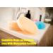 Silicone Face Scrubber & Reusable Makeup Remover Pads - Facial Cleaning Brush Natural Cellulose Face Sponges - Skin Care for Teenage Girls - Perfect Face Exfoliator Set of 5 - Buy Online on GoSupps.com
