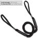 Bungee Dock Line 2-Pack - 4ft Premium Mooring Ropes for Boats & Kayaks | Adjustable Non-Jerk Ties | Great Docking Accessories | Boating Gifts for Men | Free E-Book by Domabri (Black) - Buy Online on GoSupps.com