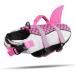 Shop Cit toile Dog Swimming Vest - Reflective Life Jacket for Small Medium & Large Dogs | Pink Shark Design for Safe Aquatic Adventures - Buy Online on GoSupps.com