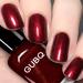 COSMOO 12ml Wine Red Nail Polish | Quick Dry Burgundy Red Lacquer | Lustrous Iridescent Ultrachrome Nail Enamel - Buy Online on GoSupps.com