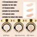 MZV Water Bead Tricolor Latte Concealer Cushion | Waterproof High Coverage BB Cream | Korean Air Cushion Foundation (21#) - Buy Online on GoSupps.com
