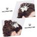 POPETPOP 1 PC Hair Comb Attractive Head-wear Sweet Hair Supply Bridal Wedding Accessory Wedding Dress Accessory Creative Hair Prop Alloy Bridal Headdress Bridal Hair Supply Alloy Hair Prop - Buy Online on GoSupps.com