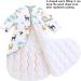 Chilsuessy Baby Sleeping Bag 3.5 Tog with Detachable Sleeves - Animal Park Design - 100% Cotton - Soft Infant Toddler Sleep Bag (2-4 Years) - Buy Online on GoSupps.com