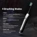 CD-01 Pro Electric Toothbrush - Wireless Charging 4 Modes Pressure Sensor 240 Days Battery Life - Rechargeable Black & Silver for Adults - Buy Online on GoSupps.com