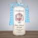 Personalised Christening Photo Candle - 7cm x 15cm White | Boy/Girl Baptism Keepsake - Buy Online on GoSupps.com