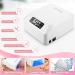 78W Rechargeable UV LED Nail Lamp - Cordless Quick Dry Gel Nail Dryer with 4 Timer Settings & Auto Sensor - Professional Nail Light for Salon & Home (White - Buy Online on GoSupps.com