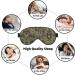 Green Camo Print Unisex Sleeping Eye Mask | Soft Comfortable & Light-Blocking | Ideal for Travel & Sleep - Buy Online on GoSupps.com