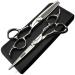 6-inch personalized rose printing hair scissors set hair stylist barber special tools (Scissors set)