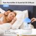 450ml Rain Cloud Humidifier with Night Light & Timer - White | Aromatherapy Diffuser & Desk Fountain with 7 Color Lights - Buy Online on GoSupps.com