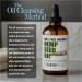 Organic Hemp Seed Cleansing Oil - 100% Pure Face Cleanser & Moisturizer for Acne-Prone Skin | Cold Pressed & Unrefined Daily Regimen - 4oz - Buy Online on GoSupps.com