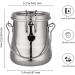 MyLifeUNIT Stainless Steel Paint Brush Washer - Airtight Cleaner for Painting (Medium) - Buy Online on GoSupps.com
