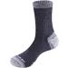 YUEDGE Men's Moisture-Wicking Hiking Socks - Cushioned Mid Calf - Size 6-13 - Black (New Model) - Buy Online on GoSupps.com