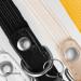 Collardirect Leather Cat Neck Band - Safety Collar with Elastic Belt & Bell | Adjustable 15-18 cm | Available in Black Blue Red Orange Green Pink - Buy Online on GoSupps.com