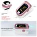 Buy Pulse Oximeter Fingertip - TYPE-C Rechargeable Blood Oxygen Monitor with Fast SpO2 & Heart Rate - Rose Gold | International Shipping Available - Buy Online on GoSupps.com