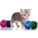 20 Pcs 2 Inch Cat Sparkle Balls Toy for Kittens and Cats - Interactive Exercise and Play Balls for Chasing - Buy Online on GoSupps.com