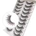 SEMATA Mink Lashes Fluffy False Eyelashes | Natural Wispy Cat Eye 3D Fake Eyelashes | Korean Makeup Manga Lashes Extension - Buy Online on GoSupps.com