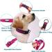 PETTOM Adjustable Nylon Dog Collar - Breathable Reflective XL Pink Collar for Dogs - Buy Online on GoSupps.com