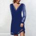 HANXIULIN Winter Dress for Women | Glitter Evening Dresses | Sweetheart Neckline Sexy Party Dress in Blue | International Shipping Available - Buy Online on GoSupps.com