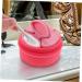 minkissy 1 Set Cream box cream jar with sealed lid silicone cream jar travel container for cream face cream pot silicone makeup containers salve jar Storage Box Miss Silica gel lips 6.5X6.5X4.5CM Pink - Buy Online on GoSupps.com