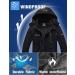 GEMYSE Men's Mountain Waterproof Ski Snow Jacket - Black, Windproof & Rain Resistant (Medium/Large) - Buy Online on GoSupps.com