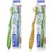 Trisa We Care Sustainable Toothbrush Set - Eco-Friendly Recycled PET 100% Compostable Bristles - 5 Pack Made in Switzerland - Buy Online on GoSupps.com